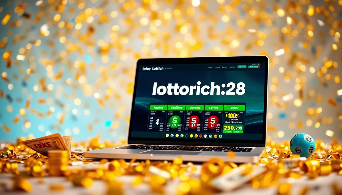 Experience the excitement of lottorich28 with vibrant lottery visuals.