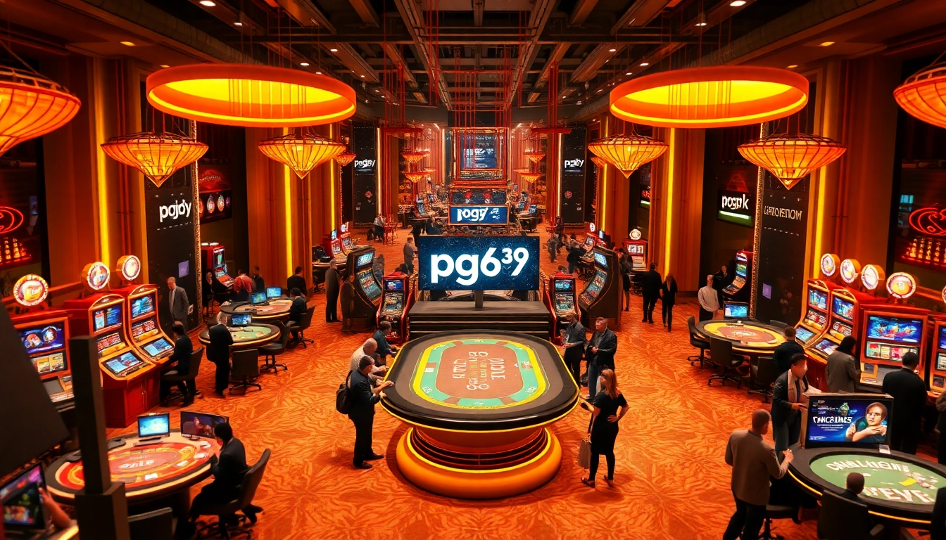 Experience the thrill of pgg369 in a vibrant casino atmosphere.