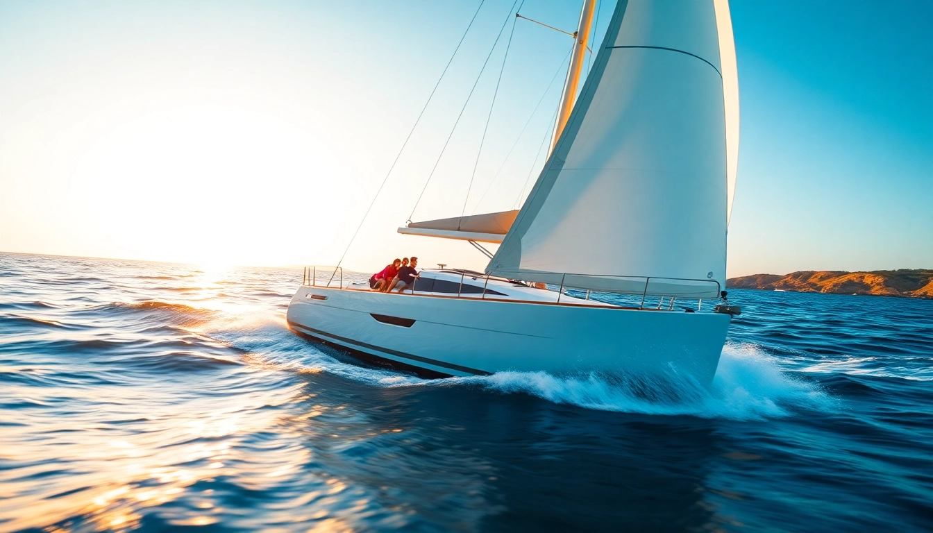 Sailing on a J88, a modern sailboat known for its speed and family-friendly design.