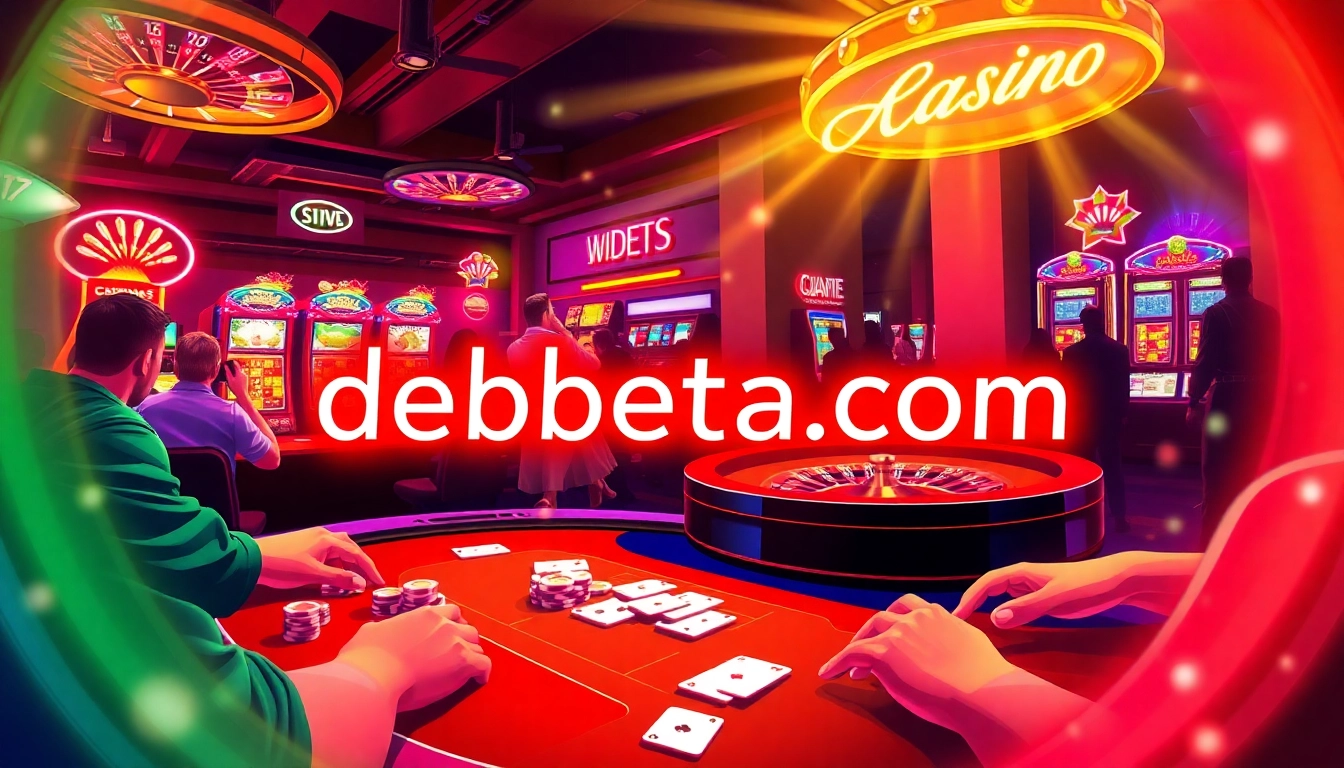 Experience the excitement of gambling at https://debet7a.com/ with players winning at poker tables.