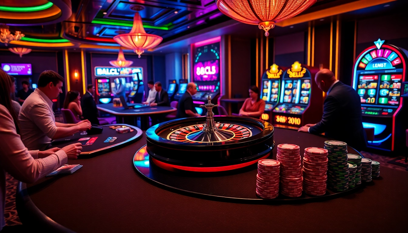 Players gather around a roulette wheel in action at 88CLB casino, showcasing the excitement of betting.