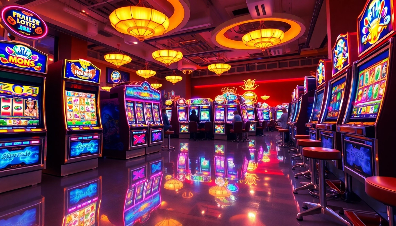 Menangkan permainan di mesin game slot yang cerah dan mengasyikkan di kasino.