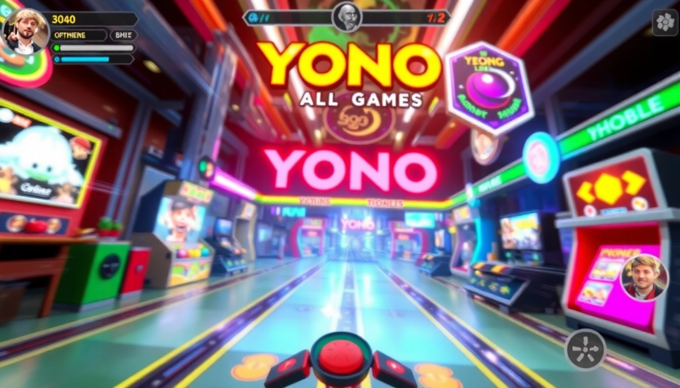 Engage with YONO ALL GAMES through vibrant gameplay and exciting features for an immersive experience.