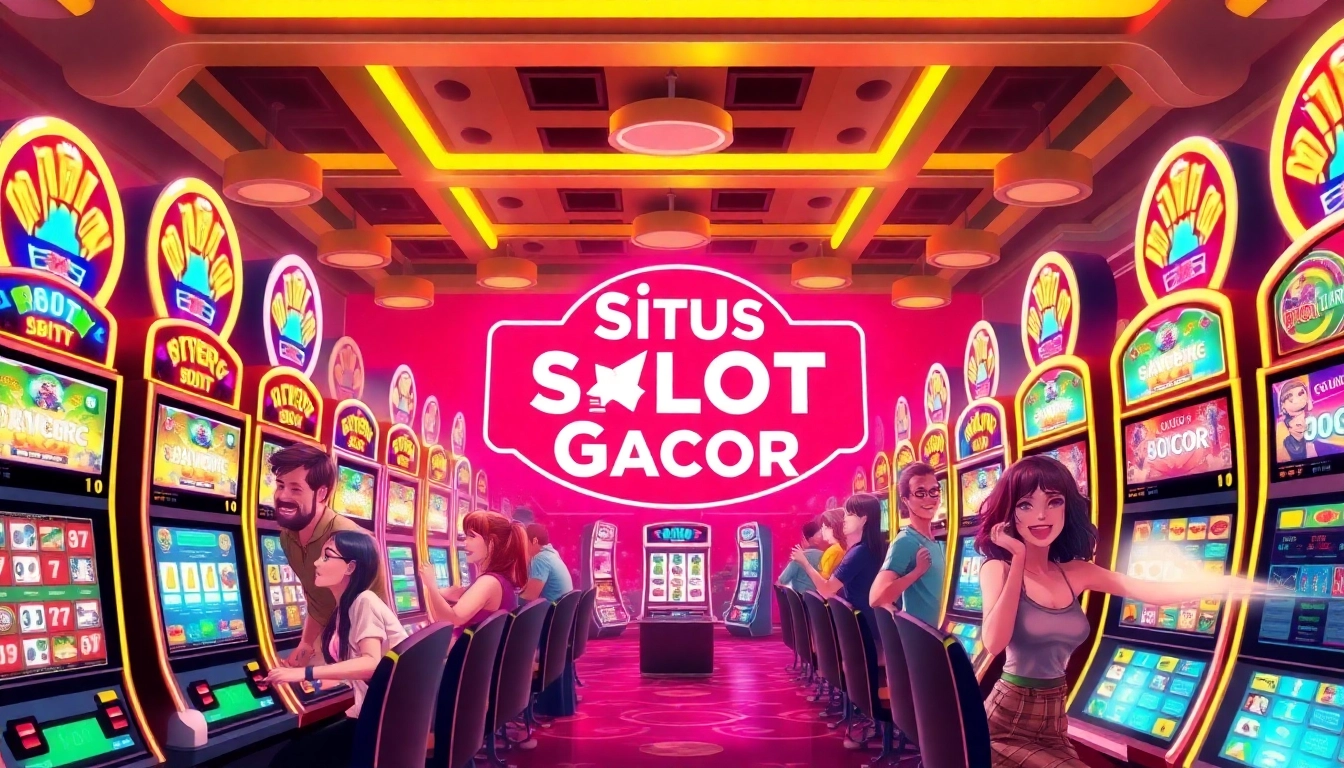 Experience the excitement at situs slot gacor with vibrant machines and joy-filled players.